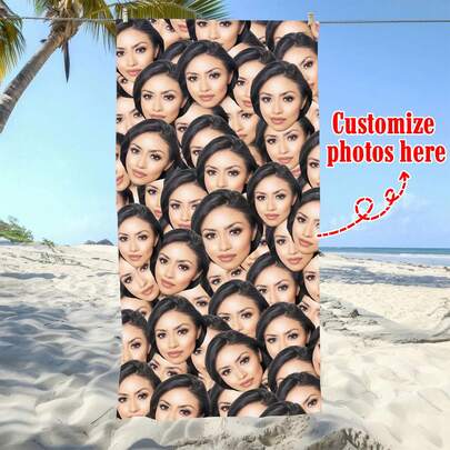 Customized Photo Beach Towels, Birthday Gifts For Her Friends, Swimming Pool Towels, Beach Lover Gifts, Mother's Day Creativity, Fun Christmas Gifts, Single Towels,Multi-Functional,Durable,Ornamental,Reusable,Exquisite,Stylish,High-Quality,Colorful,Modern,Custom,Personalized,Unique,Ideal Gifts For Him,Ideal Gifts For Her,Boyfriend,Dad,Girlfriend,Mom,Family,Friends,Tea Room,Home,Garden,Office,For Anniversaries,For Valentine's Day,For Mother's Day,For Birthdays,For Father's Day,For Graduation,For Weddings,For Housewarming,Home & Living,Christmas Home Atmosphere,Souvenirs,Reusable,Adorable,High-Quality,Elegant Living