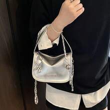 Women Shoulder Bags - 黑色帶鈴鐺狗 - 查看 9