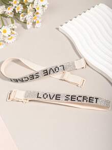 Sparkling Crystal Shoulder Straps, Versatile Fashion Evening Dress, Detachable Women's Lingerie Suspenders, Elegant Women's Lingerie Accessory - Multicolor - View 8