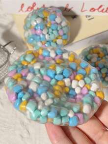 Xylitol Handmade Squeeze Ball, Suitable For Children And Adults, Slow Rebound Sensory Toy, Helps Regulate Emotions And Improve Attention, Hand Grip Stress Ball, Pull And Stretch Toy, Suitable For Children, Teenagers And Adults, Classroom Rewards, Sensory Hand Exercise Toy - Multicolor - View 7
