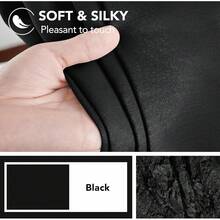 Blackout Curtains 84 Inches Long, Black Room Darkening Curtains Bedroom - 2 Panels, 52x84 Inch, Back Tab And Rod Pocket Black Curtains Living Room, Window Treatments - Coral Pink - View 6