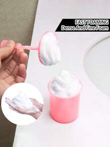 1pc Facial Cleanser Frother Travel Portable Manual Face Washing And Cleansing Foam Bottle Bubble Foaming Foam Frother Cup