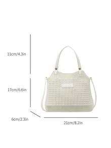 高品质时尚女士简约优雅复古手提包，适合购物、约会、通勤。时尚、优雅、简约、个性、多用途、经典，适用于通勤、办公室、约会、日常、购物、下午茶