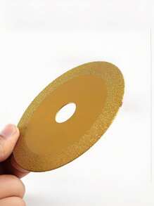 1pc 100mm Glass Cutting Disc Diamond Saw Blade For Angle Grinder 2pcs Cutting Disc, Super Wide Diamond Sand, Marble, Glass, Tiles, Chamfer, Edge Trimming, Grinding, Angle Grinder