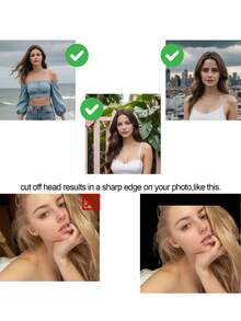 Customized Women's T-Shirt - Add Your Own Text And Images (Family Photos/Selfies/Pet Photos/Friends Photos/Party Photos) - Black - View 4