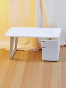 1 conjunto de mesa e cadeira em miniatura para casa de bonecas 1:12, experiência imersiva de escritório! Acessórios Micro Scene, transformam instantaneamente a mesa em um ambiente de trabalho requintado, mesa de escritório em miniatura para casa de bonecas, mesa de computador, modelo de cenário, brinquedo de faz de conta para crianças, teclado e mouse