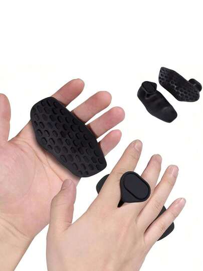 1 Pair Silicone Fingerless Weightlifting Protective Covers - Non-Slip, Calisthenics Gym Equipment, Fitness Gloves, Unisex, Pull Grip Cross Training Hand Grip Protection, Textured Palm Protection, Suitable For Pull Ups, Cross Training, Fitness Workouts, Pulling And Fitness Training Protective Covers Gym Accessories, Sport, Gym, Home Exercise, Women's Gym Gloves, Boxing Gloves, Gym Gloves, Gym Gloves, Men's Gym Gloves