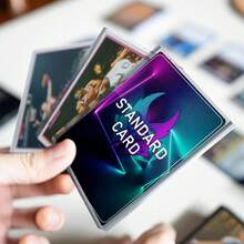 3/5/10/20/30/50张装棒球卡套 - 采用硬质塑料材质，内衬优质卡片保护膜。适合收藏和交换卡片，尤其适用于棒球和橄榄球比赛卡片。