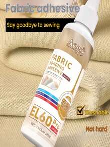 30ml/50ml - Heavy Duty Washable Textile Glue - For Sewing, DIY Crafts And Garment Repair - Clear Adhesive, No Needle Needed, Easy To Apply With Precision Nozzle, Suitable For Soft Non-Woven Fabrics, Household Use