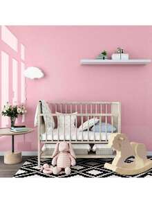 1卷加厚棕色自粘防滑浴室地板贴纸，防水厨房地板瓷砖贴纸，易于安装的家居装饰地板瓷砖贴纸，可移除并重复使用，适用于客厅、卧室 - 粉色 - 查看 5