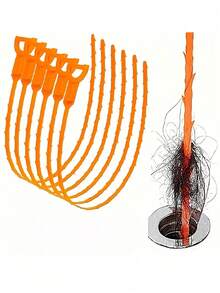 1/5/10 قطعة صمام تجميع الشعر من البلاستيك لنزع الشعر من المصارف، منظف للصرف الصحي مناسب للحمام والمراحيض والمغاسل وما شابه