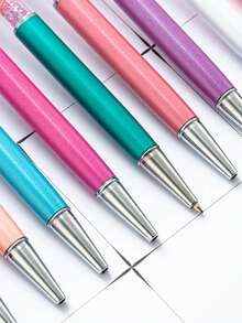 Customized Text/Logo Crystal Stylus Pen, Capacitive Touch Screen Pen For Smartphones, Back To School Gift, Gift For Teachers And Friends, Metal Promotional Pen,Office Decor - Rainbow Crystal Pen - View 4