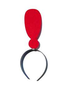 1 szt. Akcesoria do włosów w stylu imprezowym – opaski na głowę ze znakiem zapytania, wykrzyknikiem, czerwoną strzałką dla kobiet, modne dodatki na imprezę, zestaw opasek w kształcie strzałki – odpowiednie do noszenia na co dzień, na imprezy, występy itp., idealne na zajęcia na świeżym powietrzu i jako rekwizyt do zdjęć