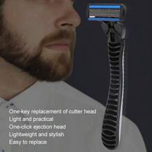 Razors, Manual Shaving Razors, 6-Layres Blade Razors, Replacement Razor Blades, Hair Care Tools, Traditional Razors For Smooth Shaving Travel