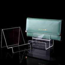 1pc 1-7 Tier Clear Acrylic Display Rack, Classic Style Organizer Stand For Wallets, Purses, Glasses, Handbags, Home Room, Living Room, Office Decor Valentine Day Back To School