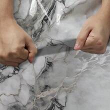 1卷防水防油厨房墙贴自粘式耐热加厚橱柜炉灶台面翻新壁纸