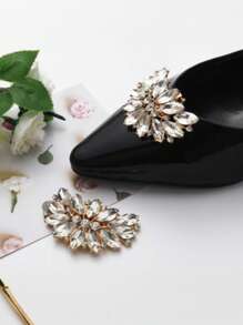 High-Heeled Shoes Decorative Accessories Shoe Accessories Wedding Shoes Accessories Shoe Buckle Removable Shoe Flower Rhinestone Shoe Clip Women's Versatile Shoe Buckle Boutique Accessories Shoe Buckle