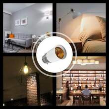 [Hot  This Season]B22 To E27 Socket Converter 4 Pack - ES Edison Screw Light Bulb Lamp Base Socket Adapter For DIY Lighting Upgrade - 預設 - 查看 4