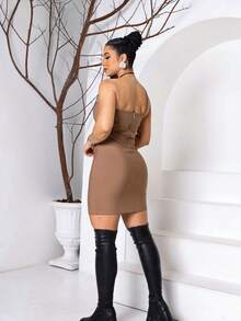 Mule-Manca Dress - Marrón - Ver 2