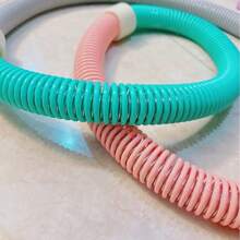 1 件三色弹簧 - 健身、户外活动的多彩选择 - 轻巧耐用的设计，适合派对、节日、生日、所有年龄段、派对游戏 | 有趣的健身配件 | 易于存储的设计，男女通用，适合腰部瘦身、室内/室外、便携、瑜伽、初学者训练 - 彩色 - 查看 3