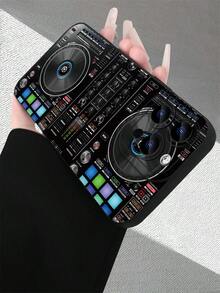 Professional DJ Controller Phone Cases For IPhone 16/15/14/13/12/11/X/XR/XS/8/7/SE Mini Plus Pro Max, Anti-Fingerprint Cover / Shockproof / Full Lens Protection Phone Cases #CreativePhoneCase #DJStyle #AntiFingerprintCover - 黑色 - 查看 5