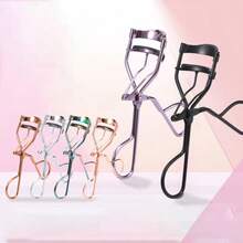 1 buc. Ondulator de gene multifuncțional nou pentru ondularea genelor, asistent de gene, instrument portabil de înfrumusețare, mâner cu limbă de rață, ondulator de gene din plastic cu unghi larg, potrivit pentru călătorii, dormitor, baie, perfect pentru necesitățile zilnice ale femeilor