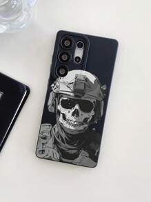 1 件创意宇航员骷髅黑眼防震 TPU 材质手机壳，可作为节日礼物，兼容三星、Nothing、Pixel、INFINIX、Redmi 系列手机，防水防摔防刮 - 彩色 - 查看 8