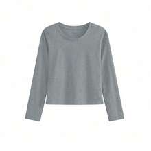 美式修身性感女式T恤，独特设计，秋季