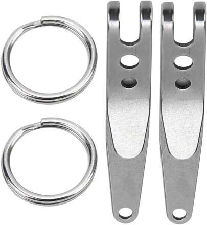 EstiloTendenciaClip De Suspensi?¡ì?N, Acero Inoxidable Clip Para Llavero De Suspensi?¡ì?N Hebilla R?¡ì?¨ ¦ Pida Clip De Bolsillo Para Herramientas Deportivas Porta Llaves Otros Suministros Para Acampar De EscaladaCalidad PremiumVersióN Mejorada