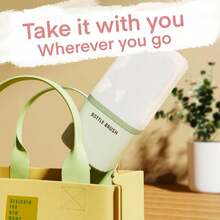 Baby Bottle Brush, 6 In 1 Portable Nursing Bottle Brush Set With Silicone Bottle Brush,Drying Drain Pole,Nipple Brush,Straw Brush And Storage Box,Ideal Gifts For Babies&Amp; Moms (Pink)