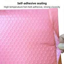 40pcs/Pack Pink Color Co-Extrusion Film Bubble Mailers, Holiday Themed Foam Pouches, Shockproof And Waterproof, Suitable For Packing And Shipping Jewelry, Books, Phones And Other Products