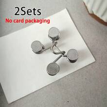 2/5/10 Juegos de ajustadores de cintura de pantalón, conjunto de hebillas ajustables para pantalones vaqueros sueltos, clips para cintura sin necesidad de coser, broche para apretar la cinturilla de pantalones, jeans y faldas