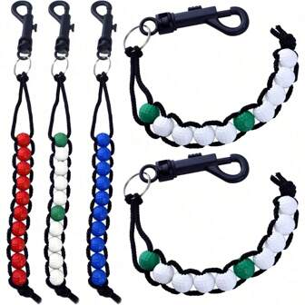 Stroke Counter: A Set Of 3 Bead Counters With A Clip, For Tracking Your Scores On The Course.