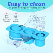 1pc Silicone Trays With Lid Cylinder,Compatible With Stanley,Large Molds For Tumbler Cup Home Summer Juice Ice Trays For Freezer,Party,Travel,Wedding,Birthday,Kitchen,Storage,Outdoor.