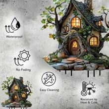 Early Xmas Magic Glowing Fairy Tree Banner|Museum-Grade Waterproof Fabric|Xmas Garden Enchantment|Bestie Tear-Jerker Gift (Boho Crystal) - Multicolor - View 2