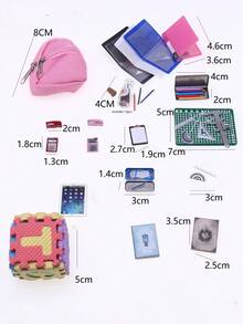 DOLLHOUSE Stationery Set, Multiple Options Of Mini Miniature Stationery, DIY Handicraft Decor Props, Mini Party Decor Accessories, Mini Home Decor Ornaments - Multicolor - View 3
