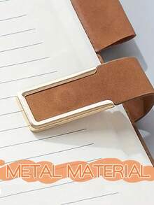 1pc Customized A5 Notebook With Engraved Pen - Minimalist Textured Notebook For Notes, Diary And Meetings - Customized Name, Phone, Logo - Retro Snap Closure - Ideal Gift For Office Or Personal Use - White - View 4