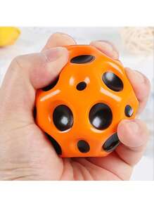 1pc Tendry Moonball, Ultra-Bouncy Lunar Shaped Ball To Improve Hand-Eye Coordination, Easy For Athletes To Grip And Catch As Sports Training Ball