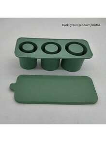 1pc Silicone Trays With Lid Cylinder,Compatible With Stanley,Large Molds For Tumbler Cup Home Summer Juice Ice Trays For Freezer,Party,Travel,Wedding,Birthday,Kitchen,Storage,Outdoor.