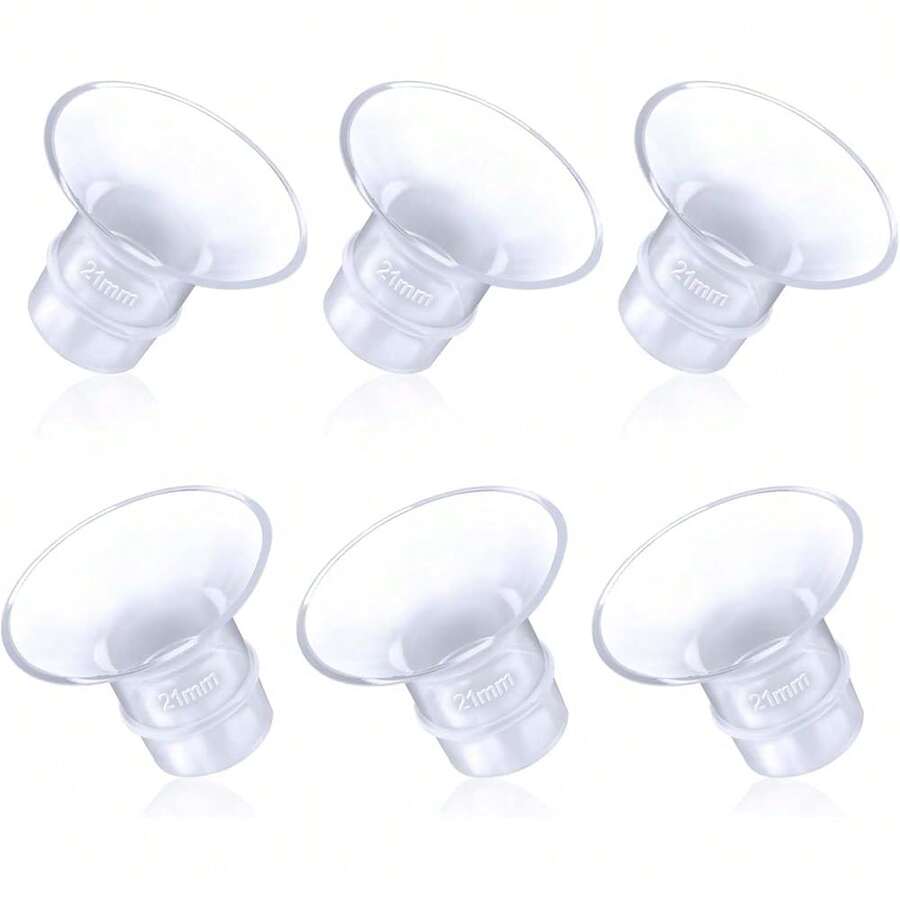 2025-New  6Pcs Flange Inrts 21mm Compatible With M Wearable Breast Pump S12 Pro/S9 Pro/S12/S9, For TSRETE/Spectra/ 24mm Shields/Flan, Reduce 24mm Tunnel Down To 21mm