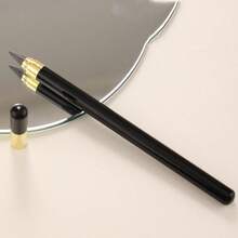 1 peça de haste acrílica transparente, lápis eterno, impossível de terminar de escrever, lápis de desenho resistente à quebra, sem necessidade de apontar, peças do lápis aleatórias.