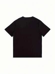 Graphic T-Shirt For Men [Casual Outings] Sullen Men's Widow Maker - Black, Soft Cotton, Short Sleeve, Round Neck, Skull And Pink Print, Advanced Casual Style, Comfortable Fit For All Seasons, Bohemian Design, Washable, Hand Wash Only, Retro T-Shirt - 黑色 - 查看 3