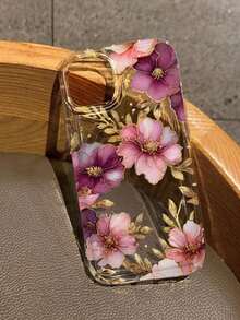 Peony Flowers Pattern Curly Wave Phone Case Compatible With AppleCompatible With Compatible With IPhone 16/11/12/13/14/15/15pro/15 Plus/15 Promax/7plus/8plus/X/Xs Max/Xr/11pro/12pro/13pro/14pro/12mini/13mini/11promax/12promax/13promax/14promax/14plus/6/6s/6plus/7/8/16Pro/16plus/16promax/Se&Compatible With Samsung Galaxy/A54/A14/A12/A13/A15/A32/A33/A24/A52S/S20/S21/S22/S23/S24/S23Plus/S24ultra - 1 cái - Xem 1