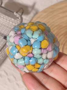 Xylitol Handmade Squeeze Ball, Suitable For Children And Adults, Slow Rebound Sensory Toy, Helps Regulate Emotions And Improve Attention, Hand Grip Stress Ball, Pull And Stretch Toy, Suitable For Children, Teenagers And Adults, Classroom Rewards, Sensory Hand Exercise Toy - Multicolor - View 3