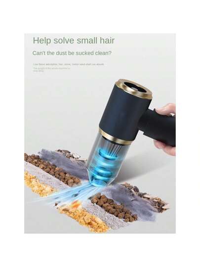 Car Home Stofzuiger Cleaner Cordless Super Suction Brush In Head Lightweight Portable Can Be Cleaned Washable Recycling Cartridge view 2