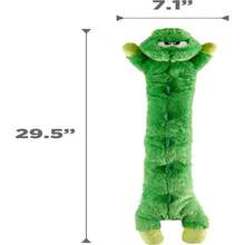 Outward Hound Scruffles Moose Plush Squeaky Dog Toy, Large - Cá sấu - Xem 5