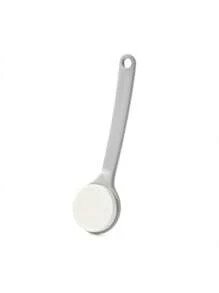 1pc Long Handle Body Lotion/Cream Applicator, Back Scrubber With Sponge Pad, Bath Time Grooming Tool
