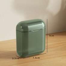 1 件带盖便携式旅行数据线、充电线收纳盒（3.54x2.95 英寸）、小型个人物品保护盒，适用于旅行保护 - 彩色 - 查看 10