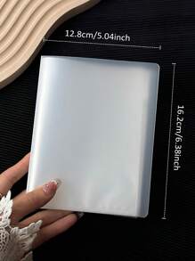 Large Capacity Nail Art Sticker Storage Album, Minimalist Japanese Style Sticker Storage Card Album, Transparent Sticker Storage Notebook, Nail Art Accessories, Nail Stickers Storage Tool (Stickers Not Included) - Multicolor - View 10