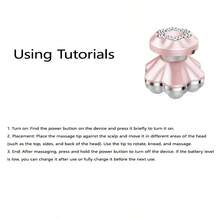 迷你手持按摩枪，深层组织电动肌肉按摩器，放松身心，便携式设计，适合旅行和居家使用 - USB供电 - 彩色 - 查看 11